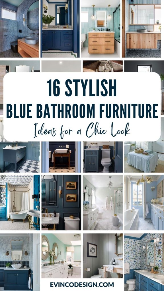 16 Stylish Blue Bathroom Furniture Ideas for a Chic Look