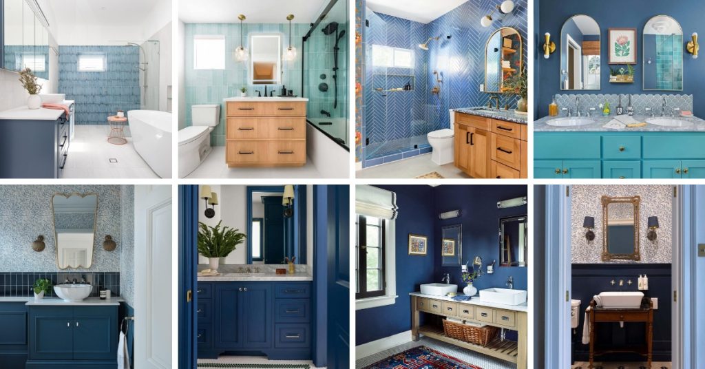 21 Blue Bathroom Ideas to Inspire Your Next Remodel - Evinco Design
