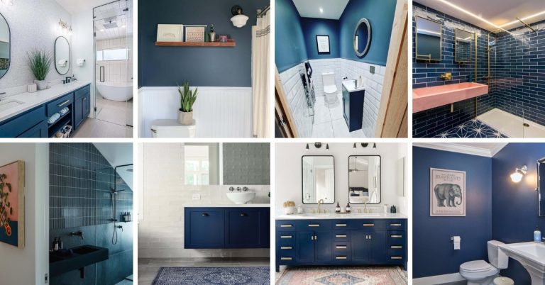 19 Stunning Navy Bathroom Ideas to Transform Your Space