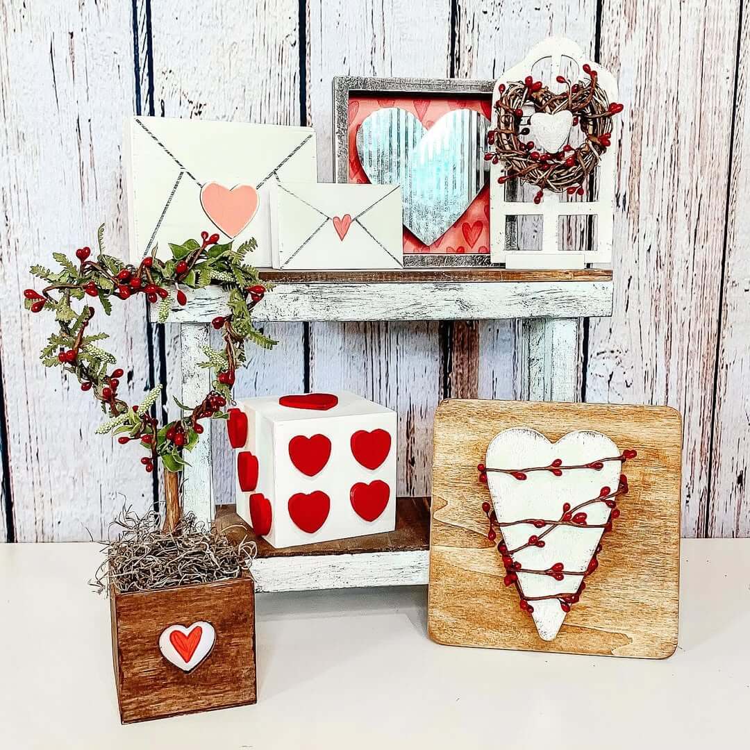 23+ Stunning Farmhouse Valentine Décor Ideas for a Cozy & Romantic Home