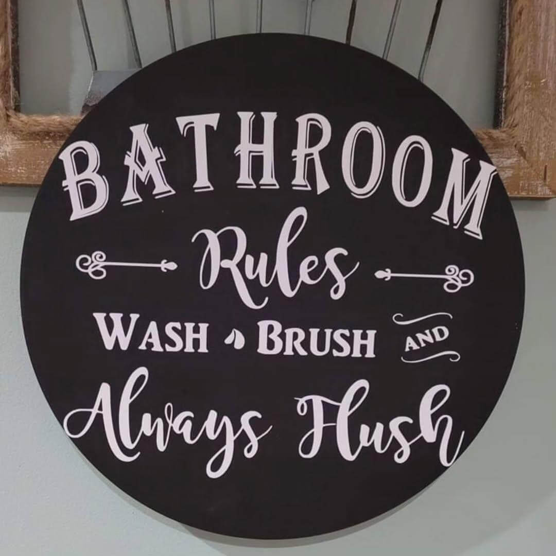 33+ Stylish Bathroom Decor Signs to Elevate Your Space