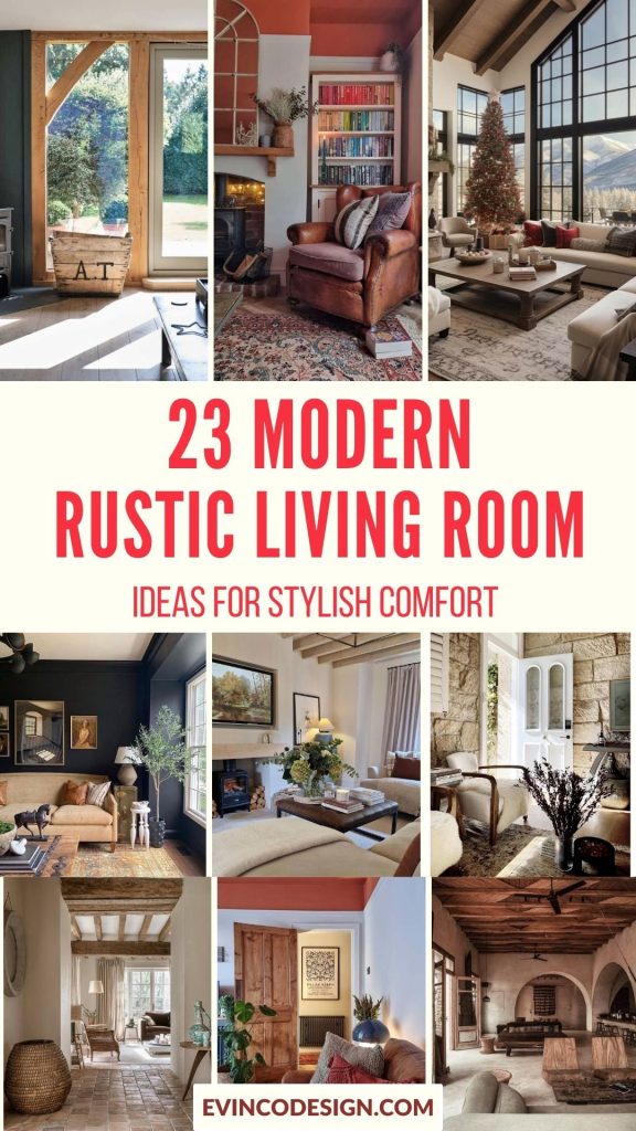 23 Modern Rustic Living Room Ideas for Stylish Comfort