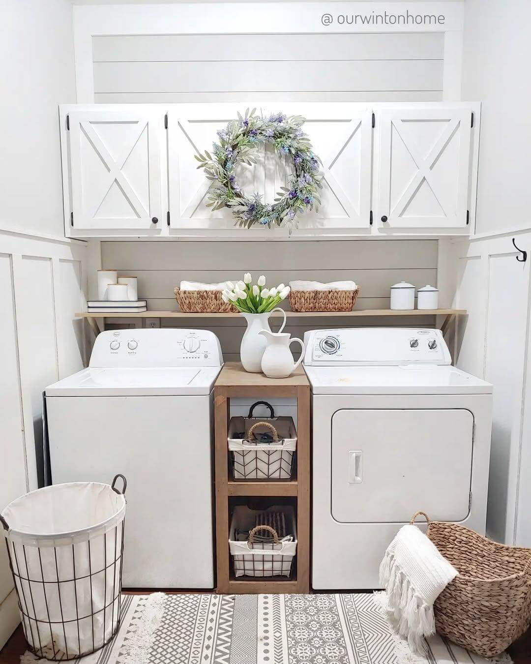 21+ Farmhouse Laundry Room Ideas for a Charming and Functional Space