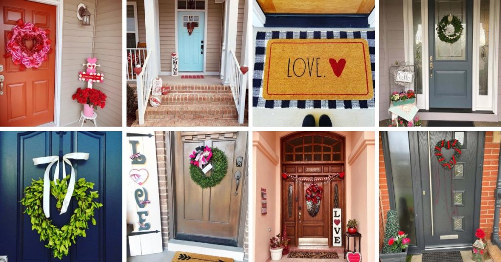 17+ Valentine Front Porch Ideas for a Festive & Cozy Entrance