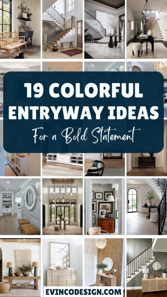 Colorful Entryway Ideas for a Bold Statement