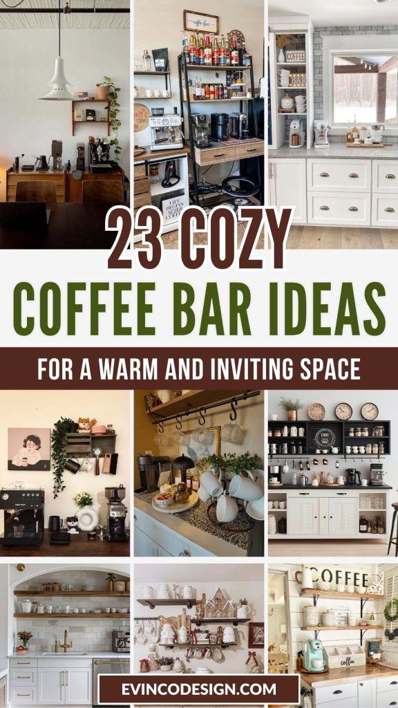 Cozy Coffee Bar Ideas for a Warm and Inviting Space