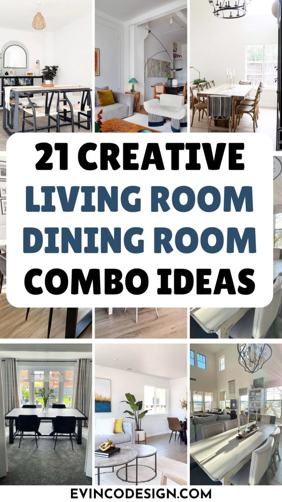 Creative Living Room Dining Room Combo Ideas for Small Spaces