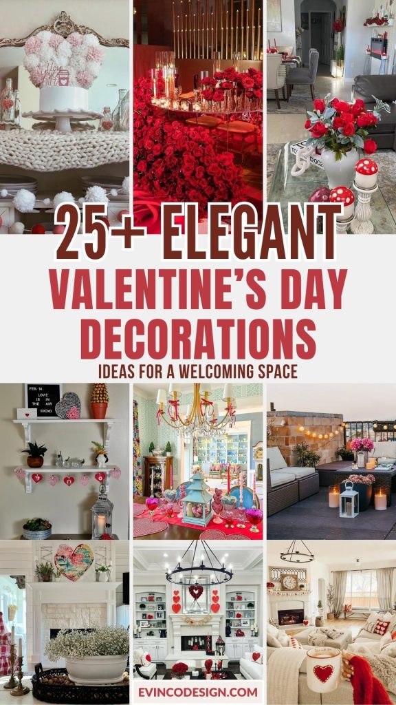 Elegant Valentine’s Day Decorations for Home Charm