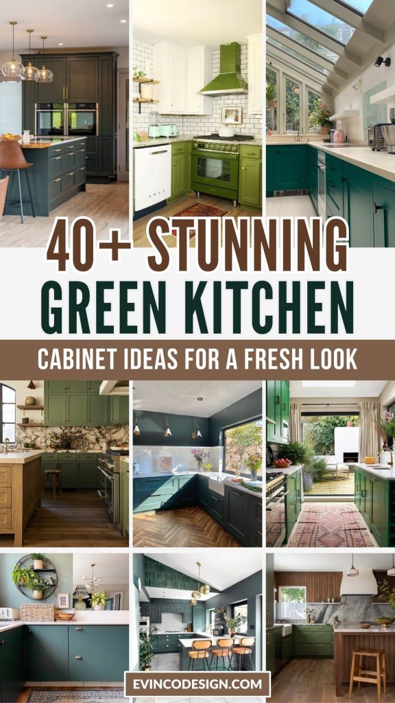 Green Kitchen Cabinet Ideas for a Fresh Look