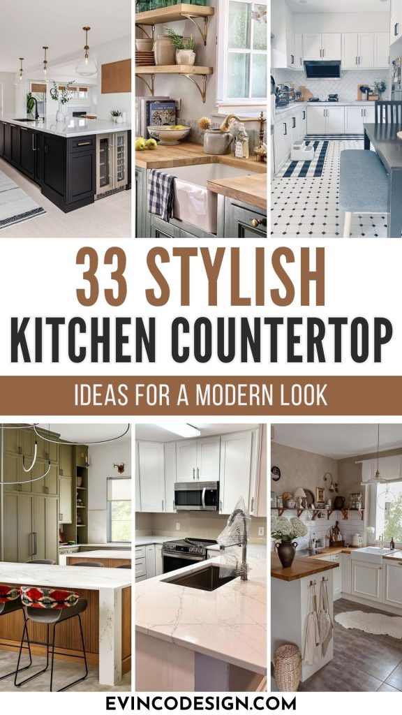 Stylish Kitchen Countertop Ideas for a Modern Look