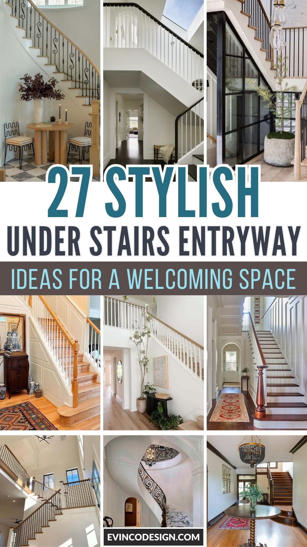 15+ Under-Stairs Entryway Ideas for a Cozy & Organized Look