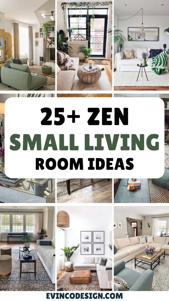 Zen Small Living Room Ideas for a Calming Retreat