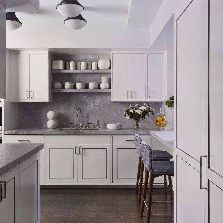 Image showcasing 29 Stylish and Space-Saving Apartment Kitchen Ideas - Evinco Design