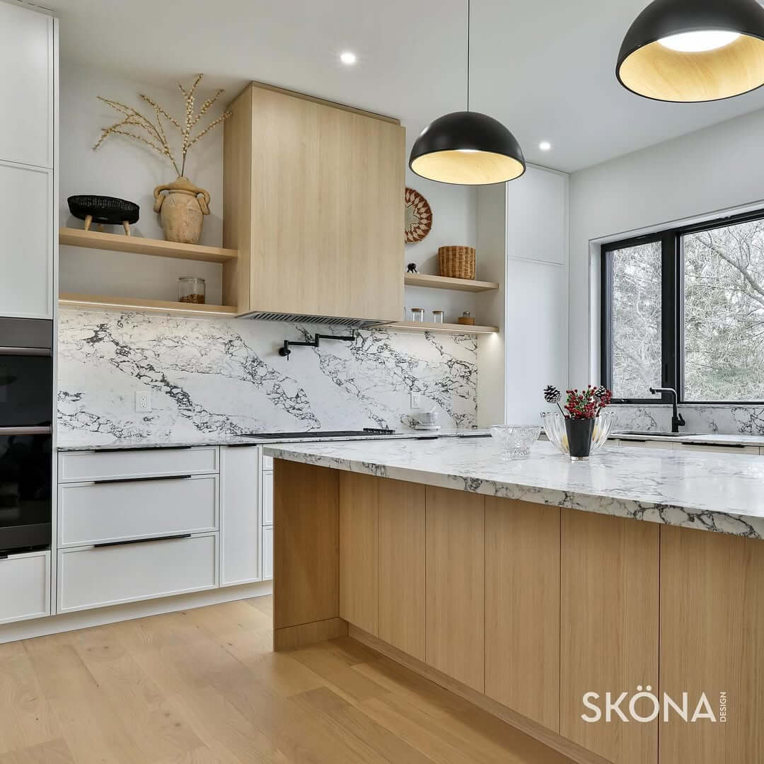 Picture of Stunning White Oak Kitchen Cabinets That Redefine Modern Elegance