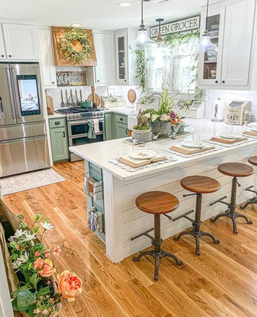 1. Create a Farm-Fresh Feel in the Kitchen