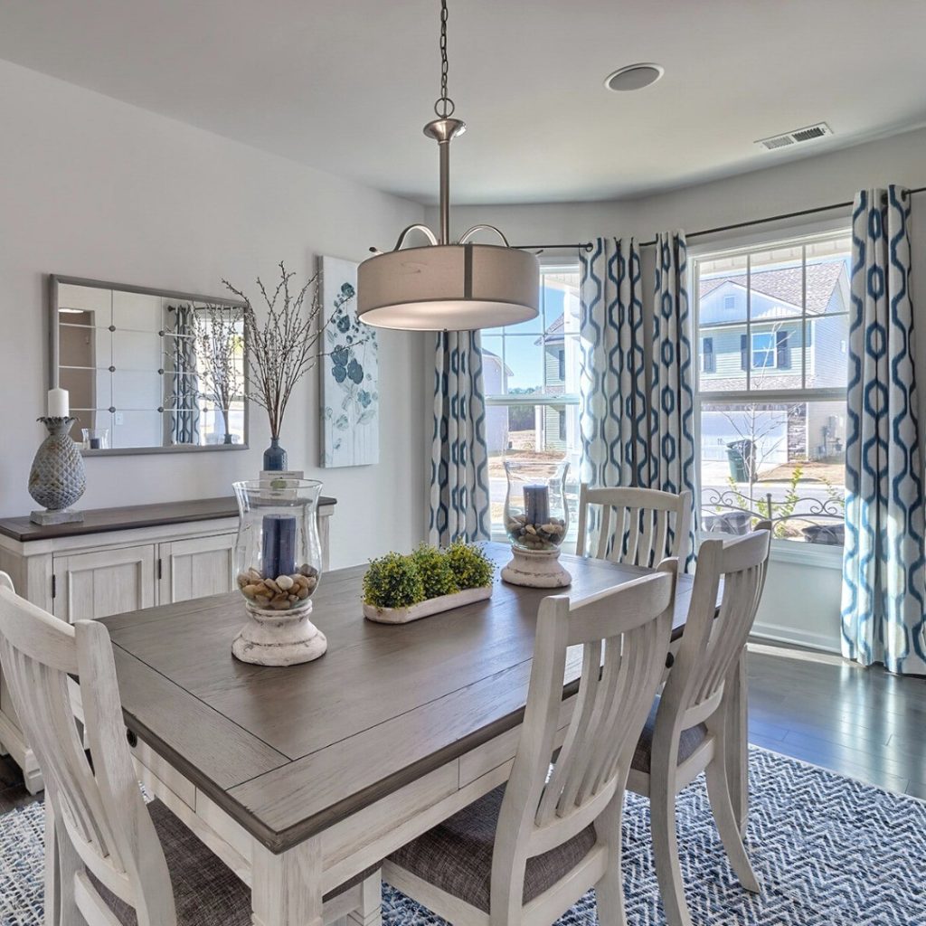 10. Add Coastal Flair to Farmhouse Dining