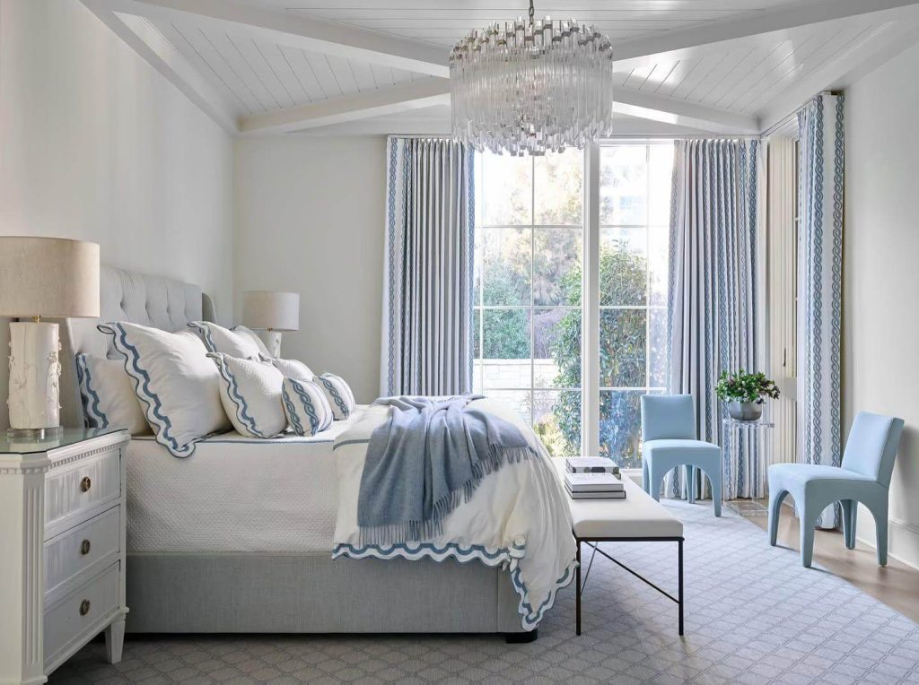 11. Velvet Luxe: A Moody Blue Retreat