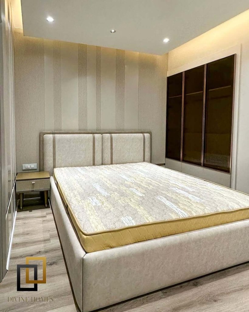 11. Upholstered Modernity with a Luxe Touch