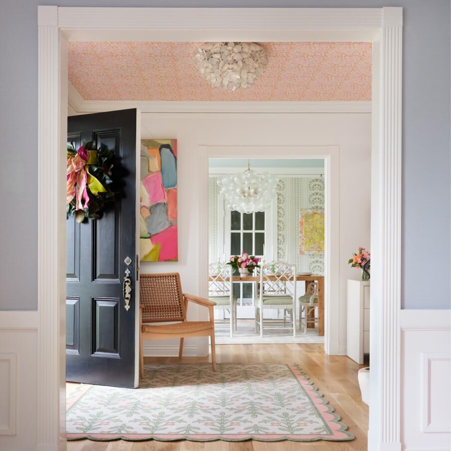 11. Transitional Neutrals with a Botanical Flair