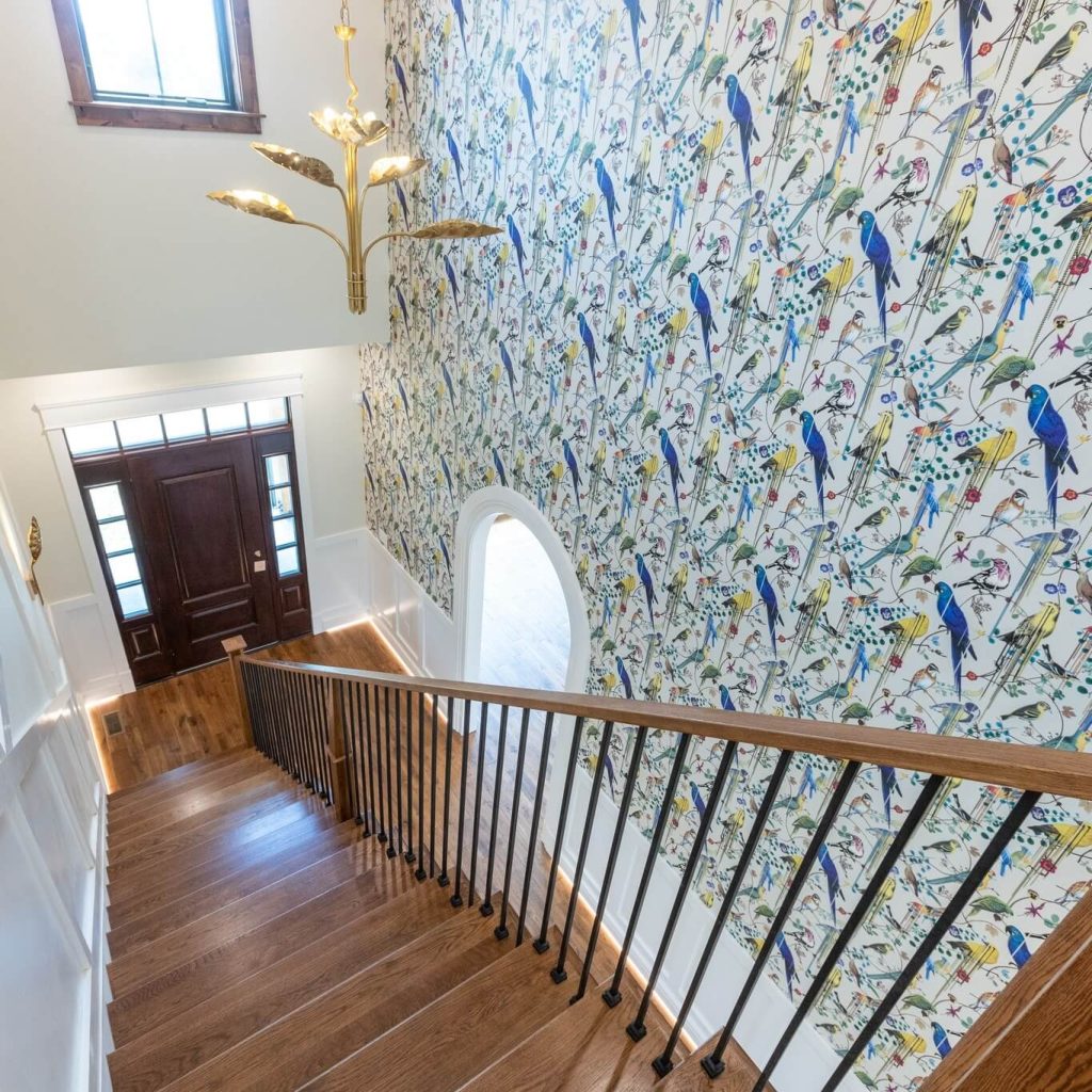11. Maximalist Wallpaper for Bold Impact