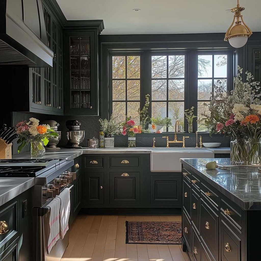 13. Moody Forest Green for a Nature-Inspired Retreat