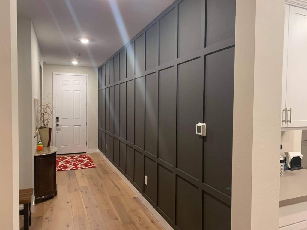 15. Moody Feature Wall in Matte Charcoal