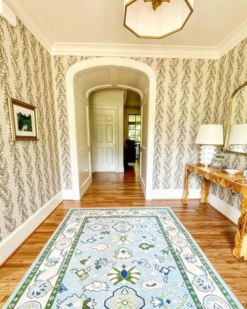 15. Ceiling Wallpaper for an Unexpected Twist