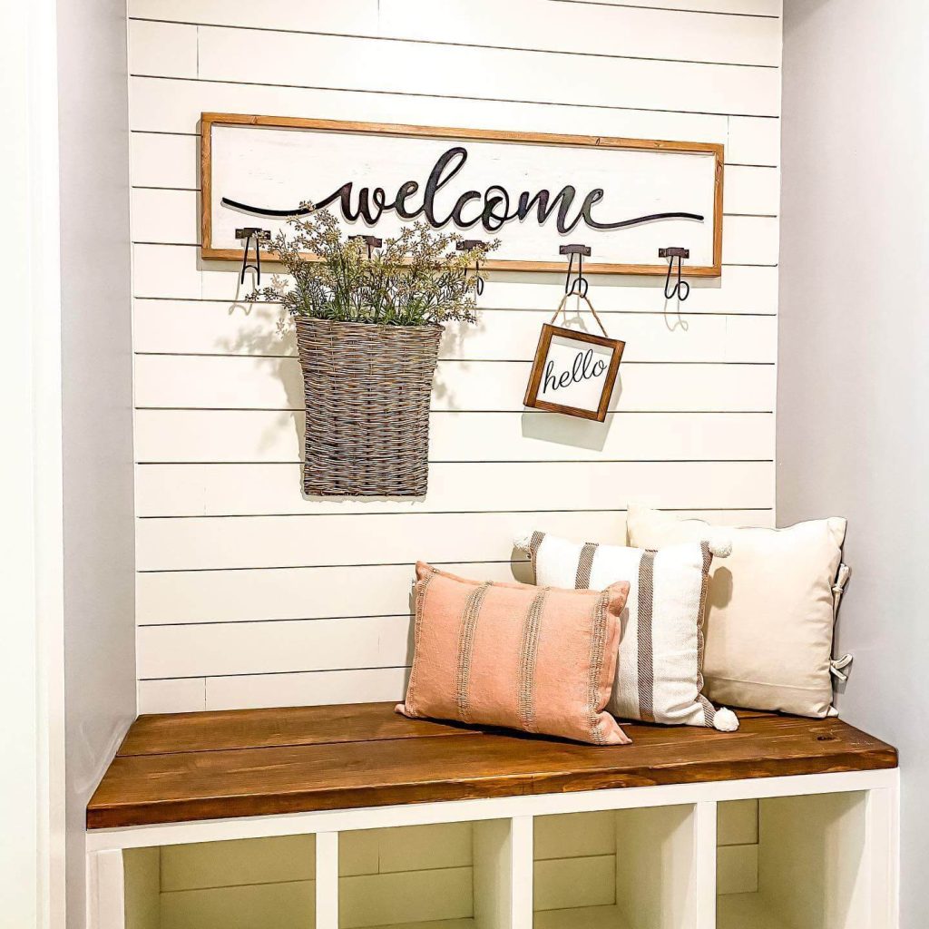 15. Welcome Nook with Built-In Charm