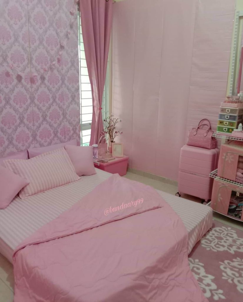 16. Whimsical Garden-Inspired Pink Haven