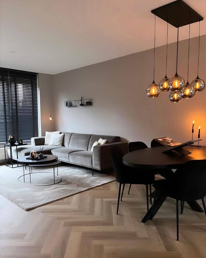 16. Create Mood with Ambient Lighting and Dark Accents