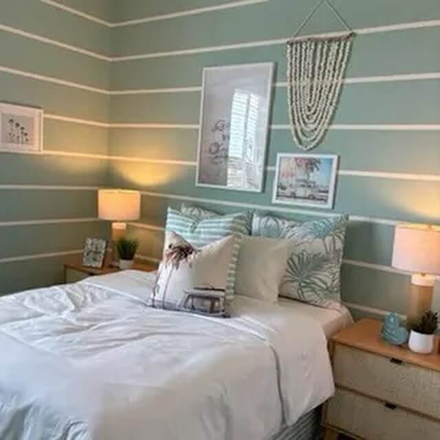 16. Sun-Kissed Simplicity with Coastal Blue Accents