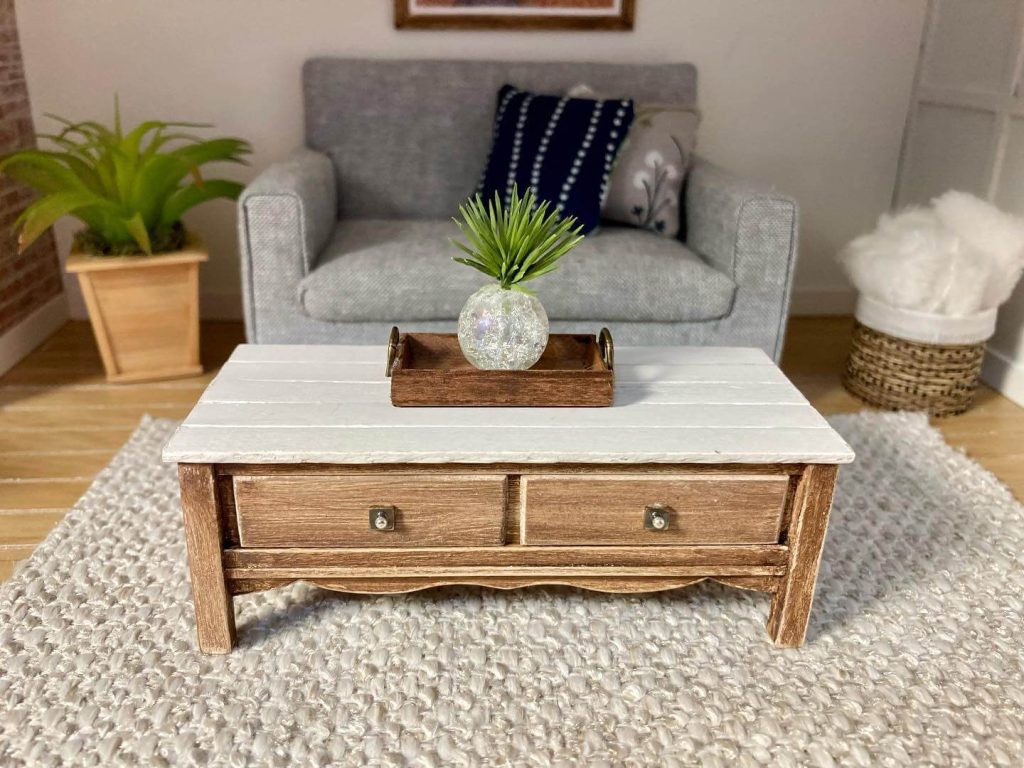 16. Miniature Farmhouse Vignette with Big Style