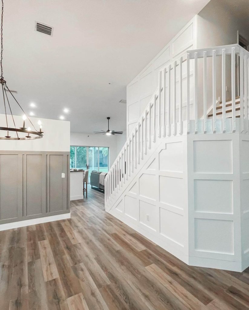 17. Two-Tone Paneling for Added Dimension