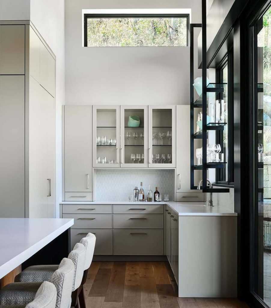 17. Matte Taupe Cabinets for a Clean, Contemporary Look