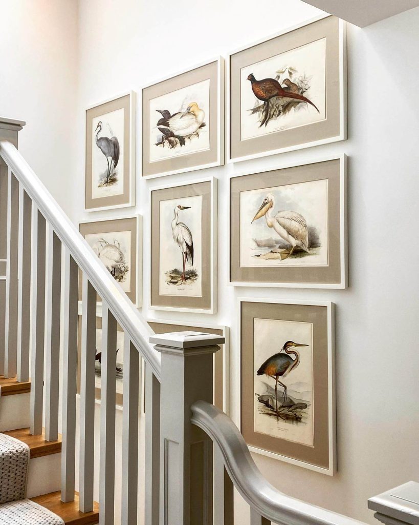 17. Showcase Nature-Inspired Art for a Curated Gallery Look