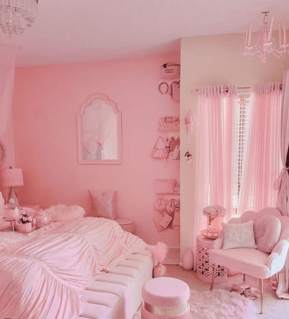 18. All-Pink Everything: The Ultimate Barbiecore Bedroom