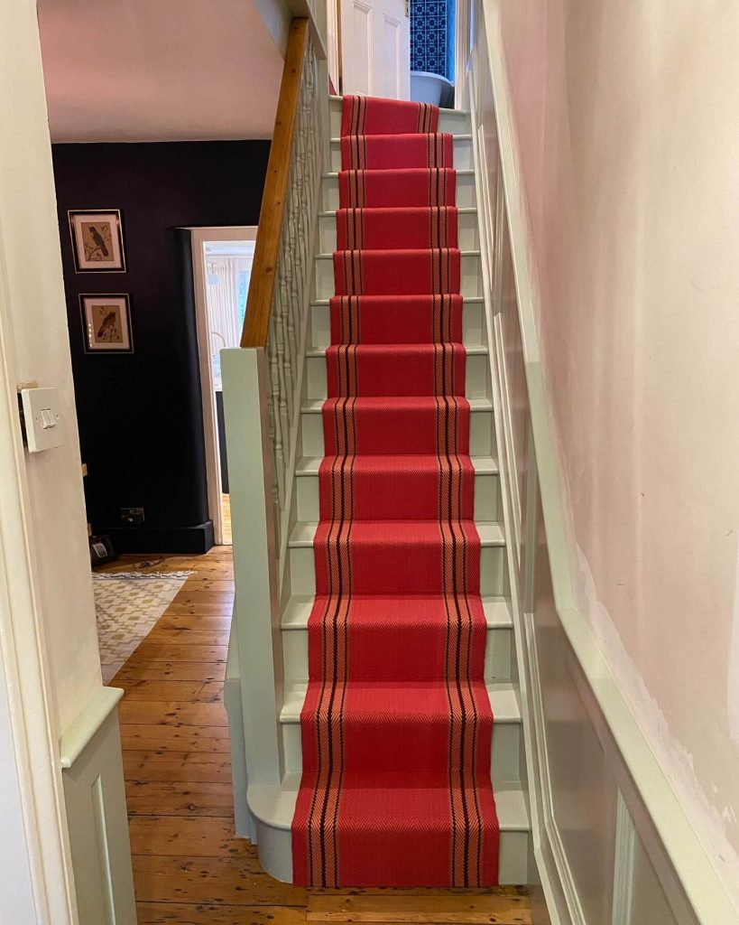 18. Statement-Making Red with Bold Stripes