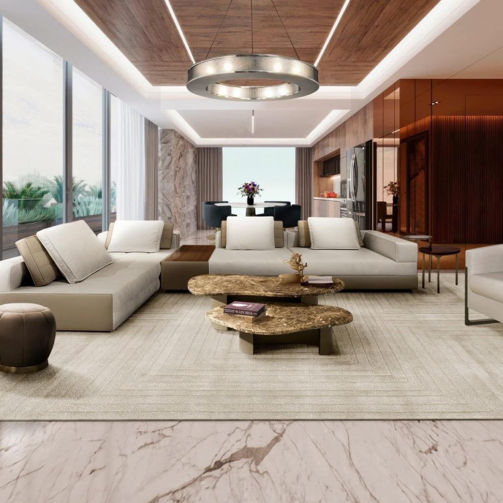 18. Earthy Opulence With Layered Textures