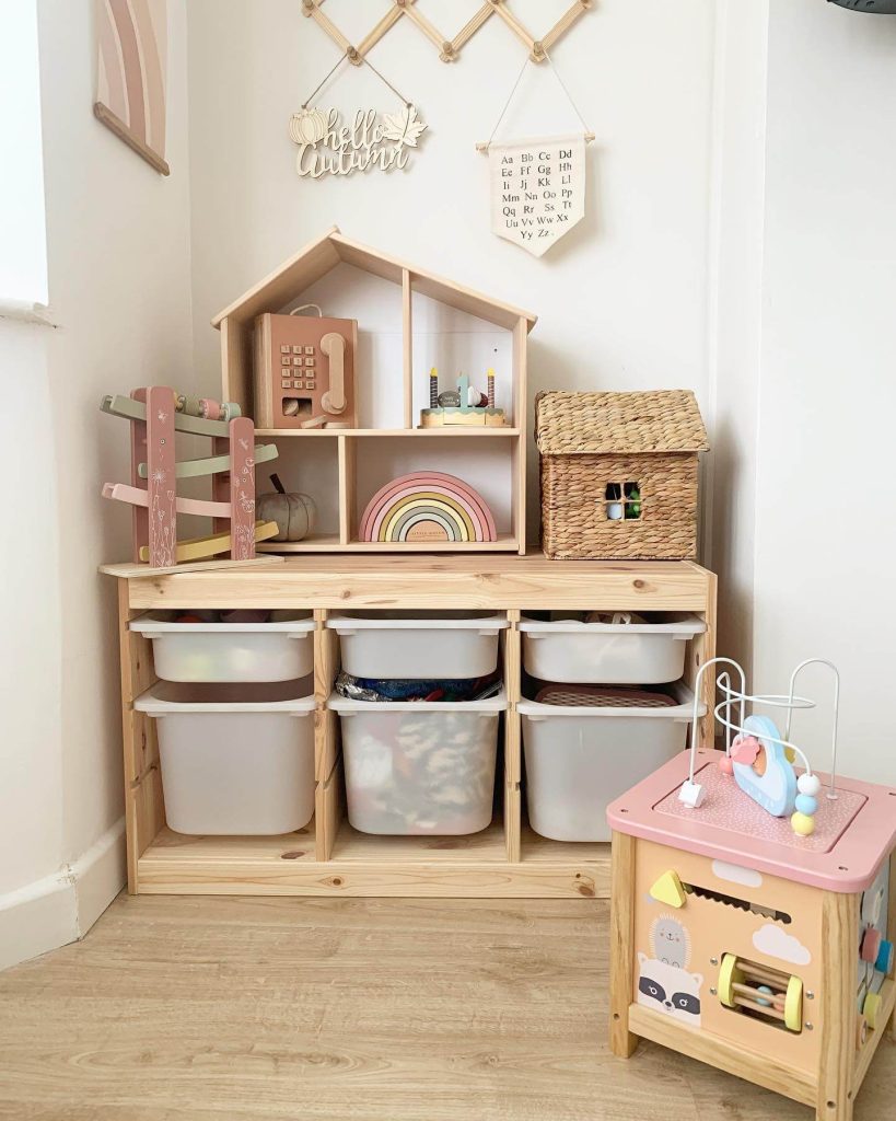 18. Toy Storage That Doubles as Decor