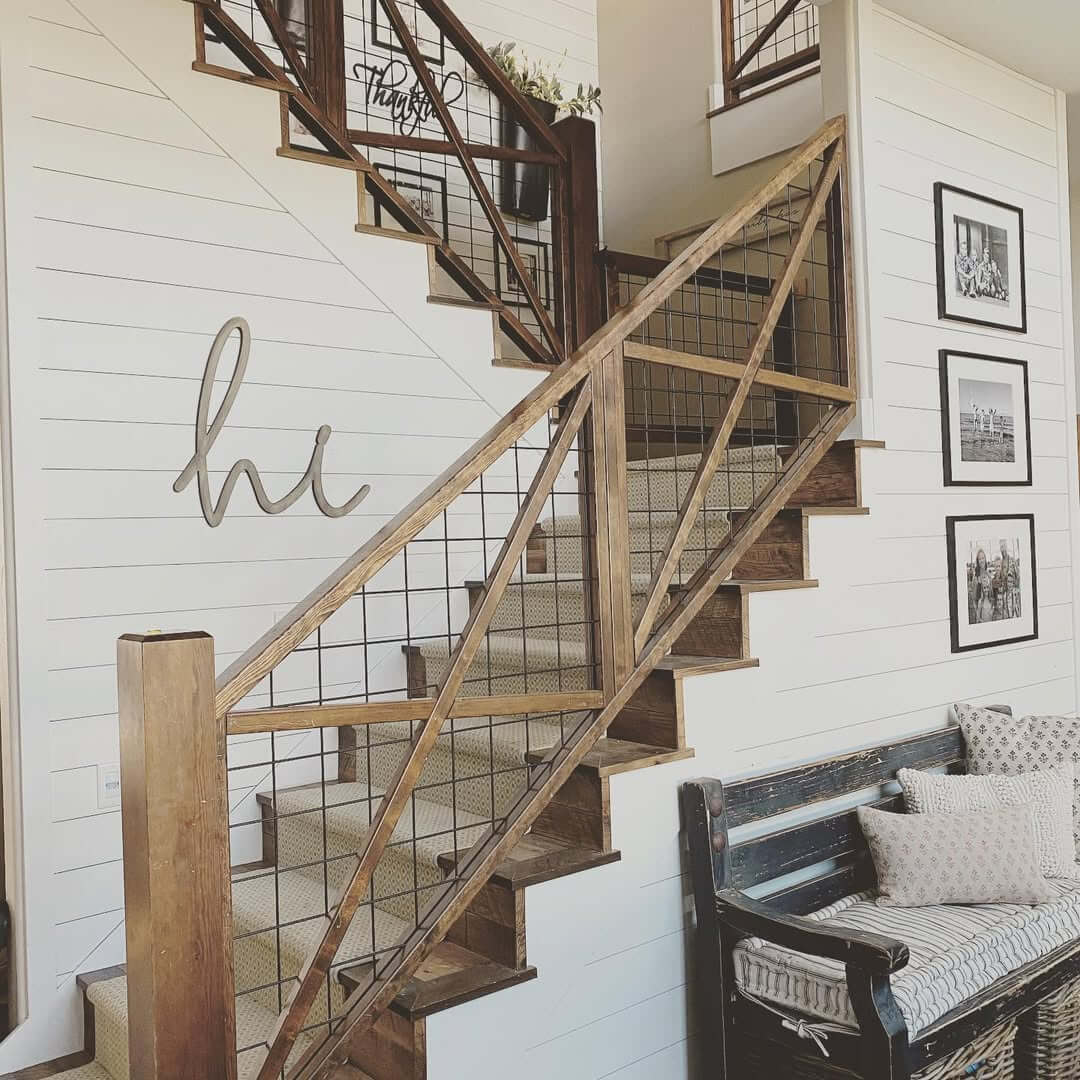 Stunning Shiplap Staircase Ideas That Elevate Any Home Interior