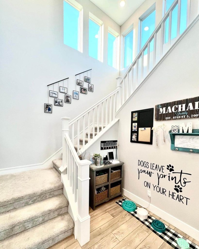 19. Personalize with Playful Hanging Photo Displays