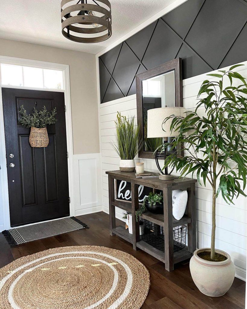 2. Bold Contrast with Black Accents