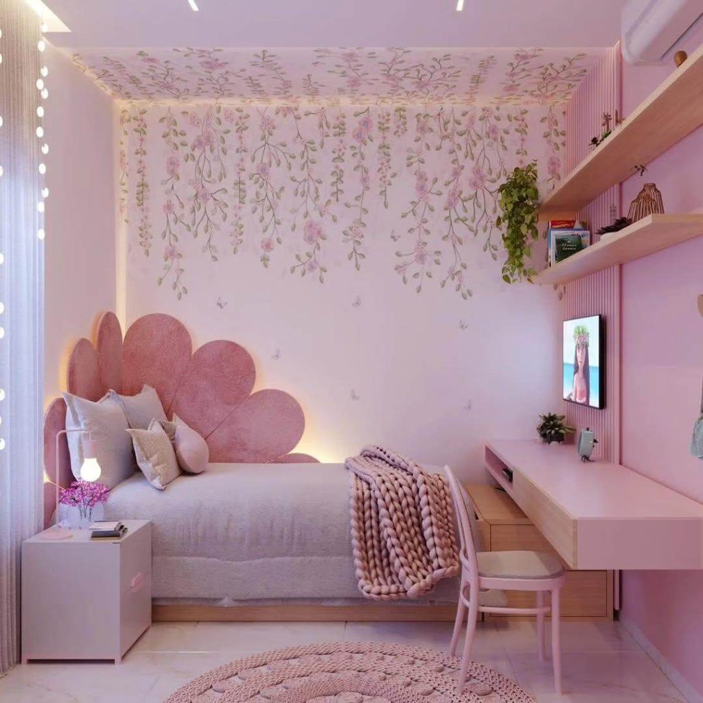 20. Pastel Play in a Budget-Friendly Pink Space