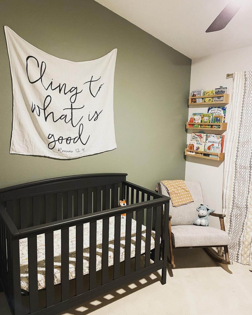 20. Statement Crib and Simple Faith-Based Inspiration