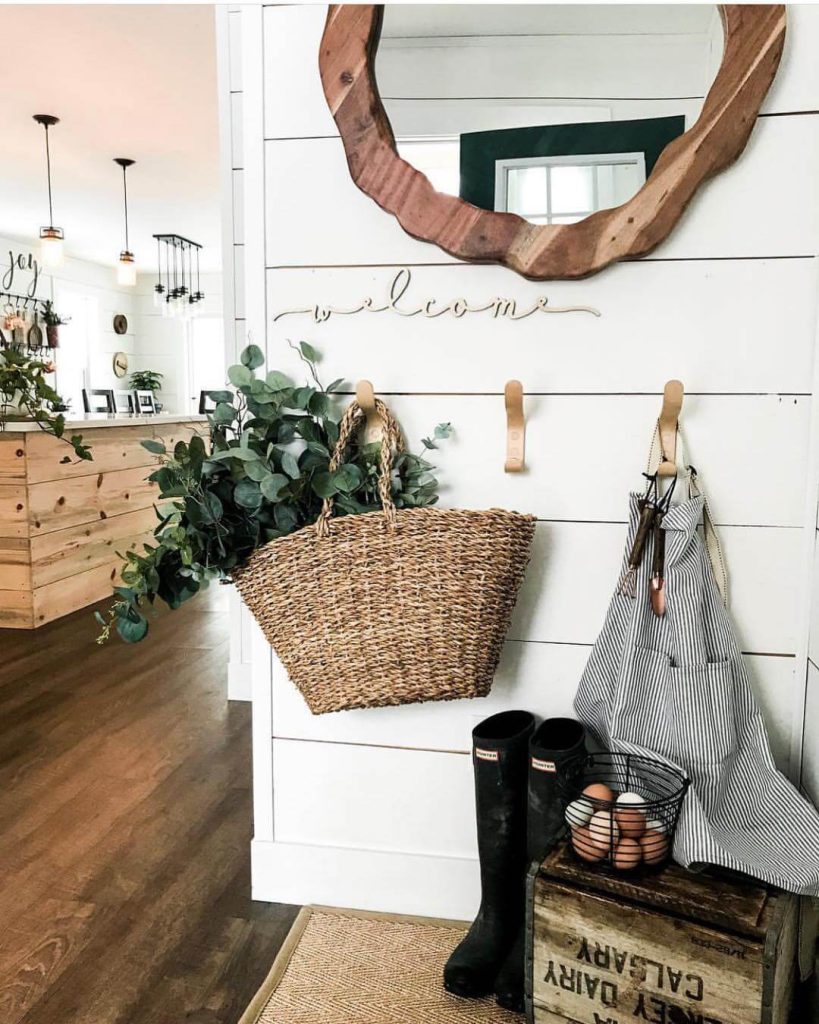 21. Rustic Functionality with Farmhouse Vibes
