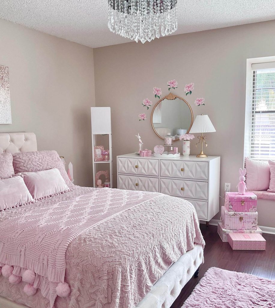 22. Preppy Cottagecore with Pink Gingham Charm