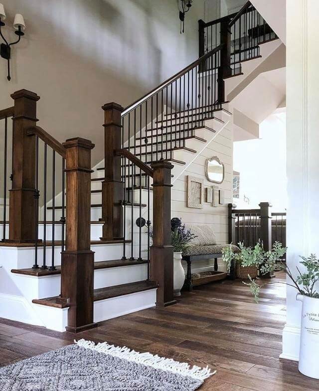 25. Grand Traditional Entry with Dark Accents