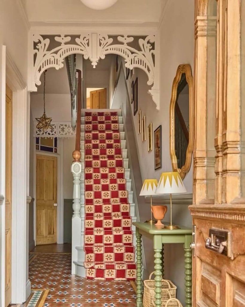 25. Garden Romance in a Grand Curved Stairwell