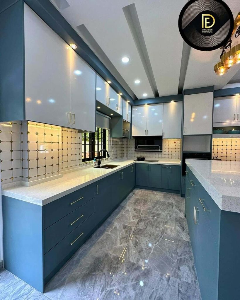 26. Dusty Teal and White for a Refreshing Coastal Vibe