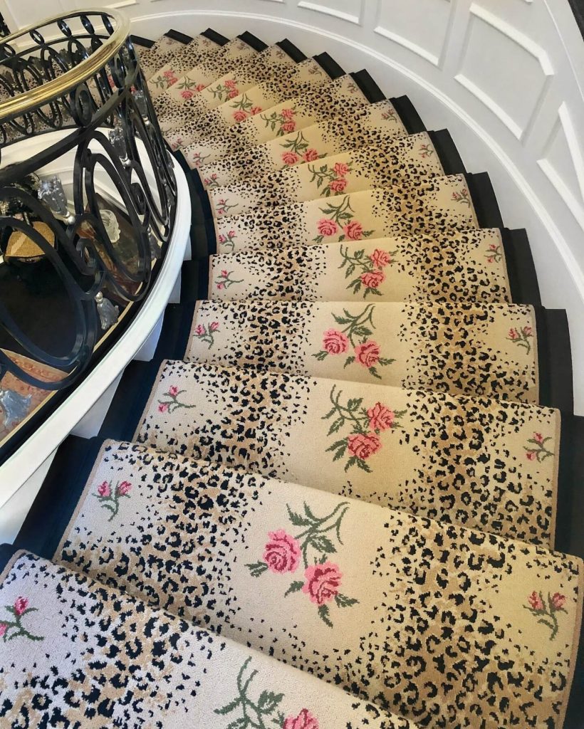 31. Maximalist Glam with Leopard and Roses